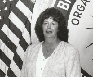 Chris in the mid-1990s at the old union headquarters in Walnut Creek, around the time she was elected to the Executive Board.