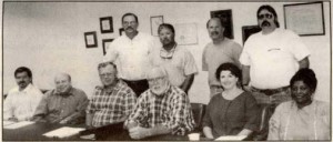 Grill with fellow members of the PG&E Bargaining Committee in 1996