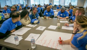 The Organizing Stewards broke out into groups to plan and prepare for the year ahead