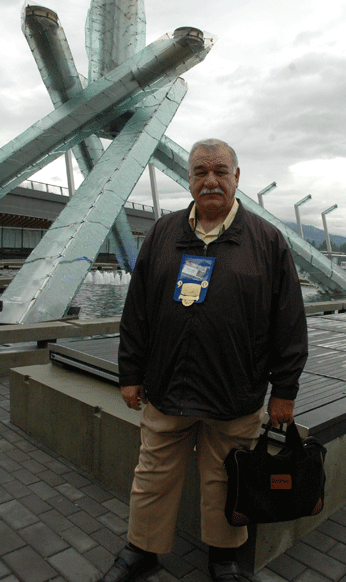 Choate at the 2011 IBEW Convention in Vancouver, British Columbia.