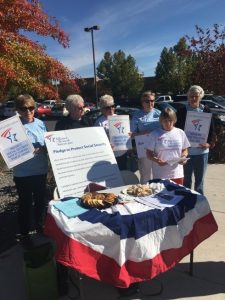 Nevada retirees held a "bake sale" in support of Social Security