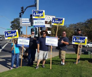 1245 members in Lompoc rallied on Election Day