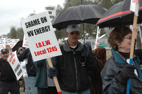 IBEW NV Energy Protest 7