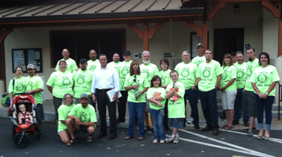Local 1245 members and supporters made their presence felt during a meeting of the Paradise Irrigation District's Board of Directors on Sept. 21. The bright lime green shirts, a visible sign of solidarity, were hard to miss.
