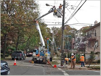 PG&E Crew New York Hurricane Sandy