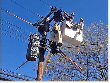 PG&E Crew New York Hurricane Sandy