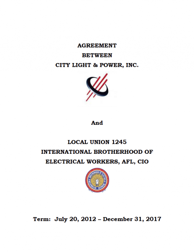 City Utility Agreement