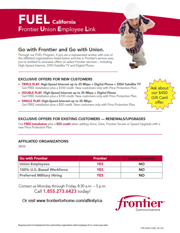 Frontier Union Discount