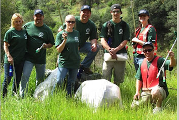 Auburn State Recreation Area in Placer County was a little more inviting after this IBEW 1245 contingent helped clean it up.