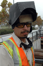Michael Hernandez, Apprentice Welder, Pacific Gas & Electric