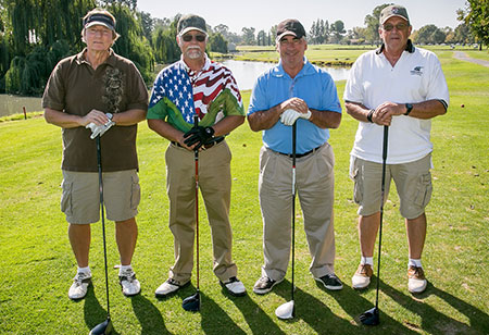 From left, Larry Bast, WAPA; Don Clifton, retired WAPA; Pete Garris, WAPA; Richard Perry, retired WAPA.