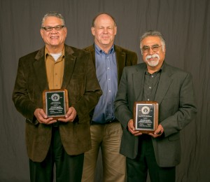 40 years of service: Left to Right; John Benavides, Tom Dalzell and Marcilino Contreras