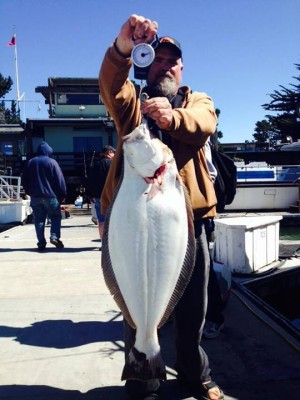 NV Energy troubleman Michael Falanga nabbed the biggest catch of the day, a 17-pound halibut