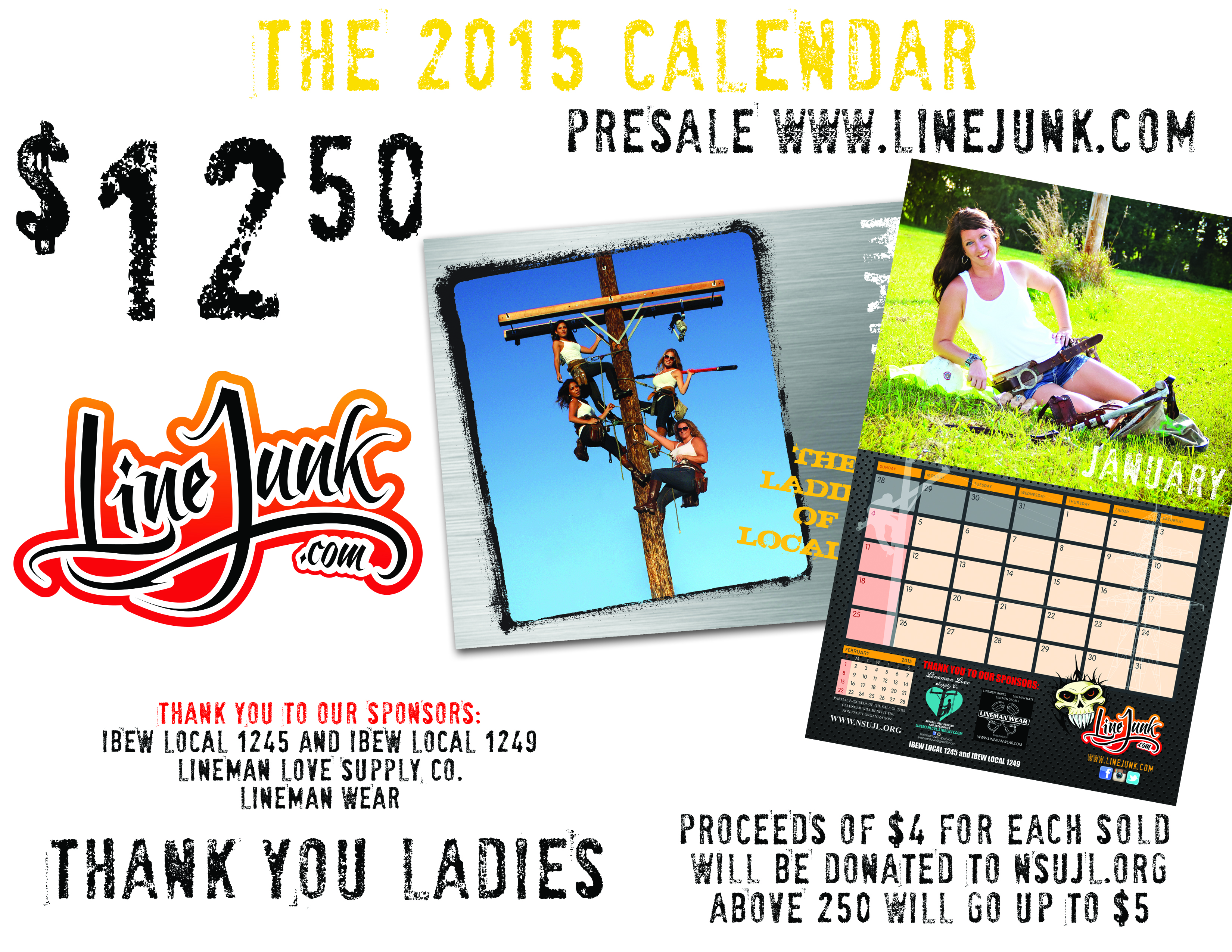 Order Your 2015 Linejunk Calendar Today