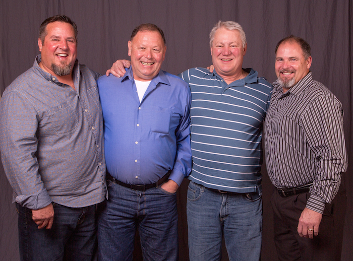 35 year members, from left; Chuck Kelly, Ed Quier, Martin Johnson and Sonny Hollesen 