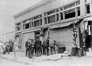 Scene of the 1916 Preparedness Day bombing. AP