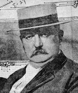 Patrick Calhoun, chief of United Railroads, had many reasons to be unhappy in May of 1907. His street carmen were on strike and he was about to be indicted for graft. Chronicle/SFHC/SFPL/SB