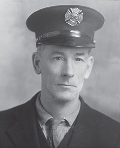 William S. Junkin, a leader of the 1917 strike in support of telephone operators, retired in 1930 as an employee of the Fire Department in Portland, OR. City of Portland (OR) Archives, A2006-004.1325