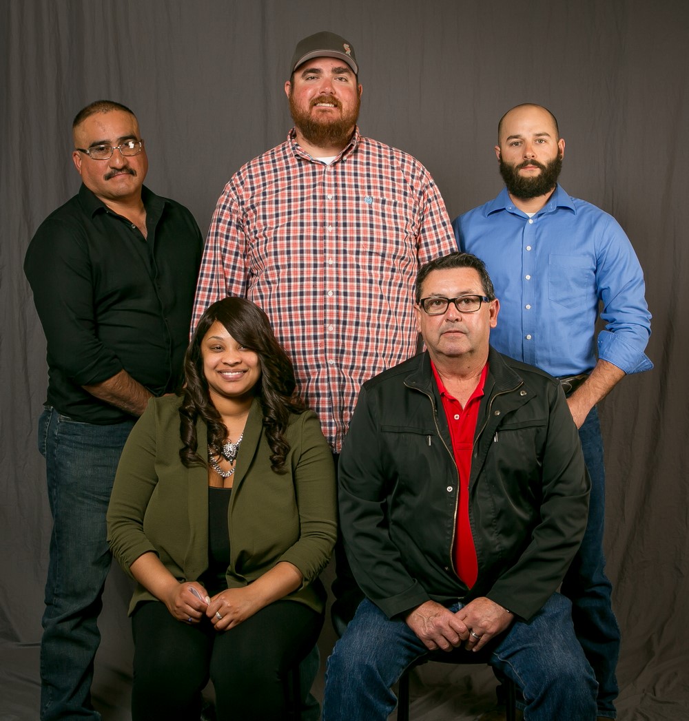 IBEW 2016 Fresno Pin Dinner 5 year members: Front row; Nikki Neal and Ramon Puentes. Back row; Jose Galvan, Britton Ellington and Ryan Boyd