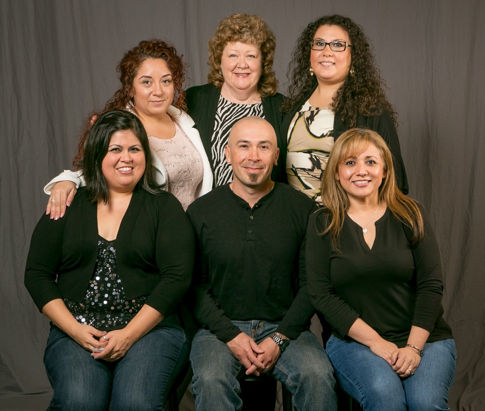 10 year members: Front row; Anna Turner, Steven Ruiz and Carmen Garcia. Back row;  Anita Chavez Cervantes, Julie Richter and Melissa Haroun