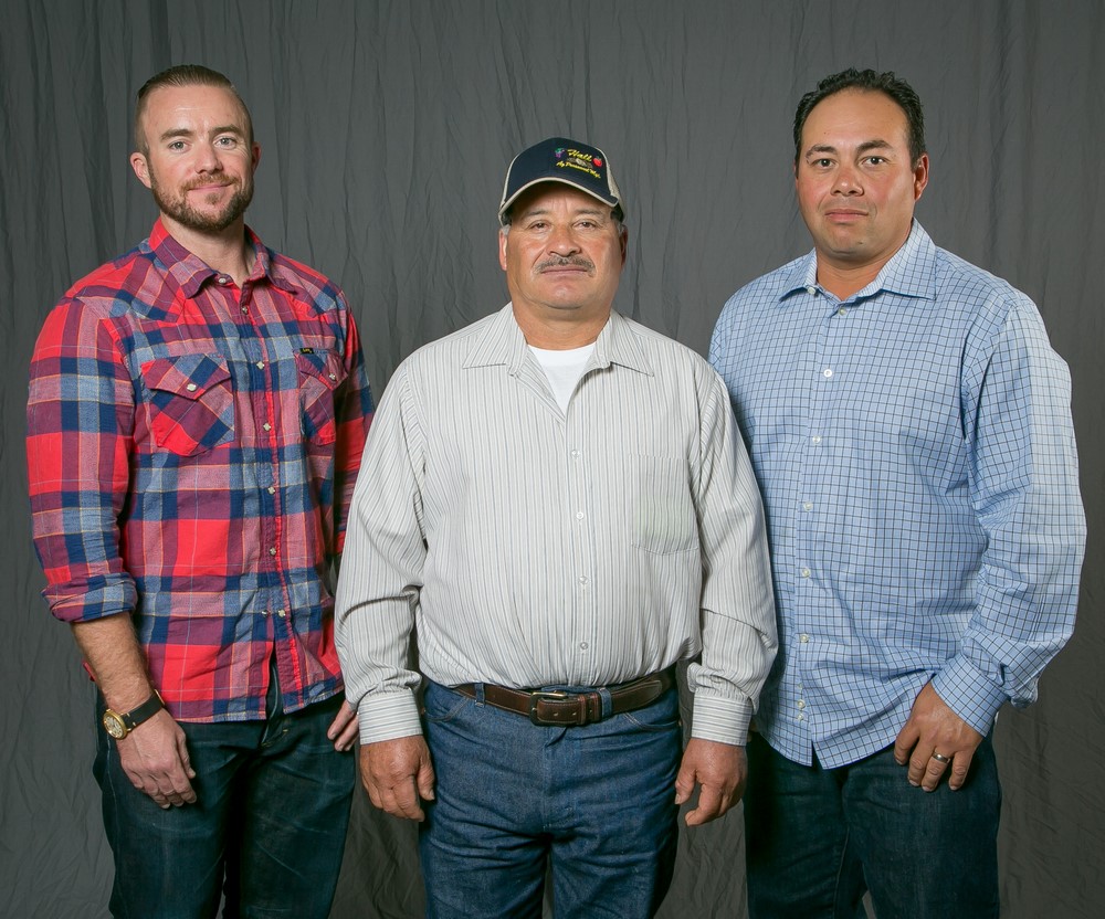 10 year members -- Luke Bittner, Eliverio Jaimes, and Victor Velasquez