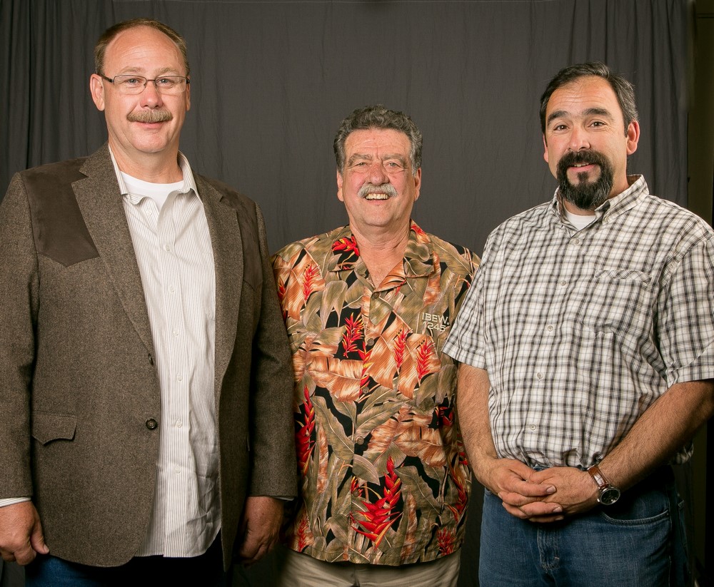 20 year members Aaron Blakey and Andres Garcia with Art Freitas 