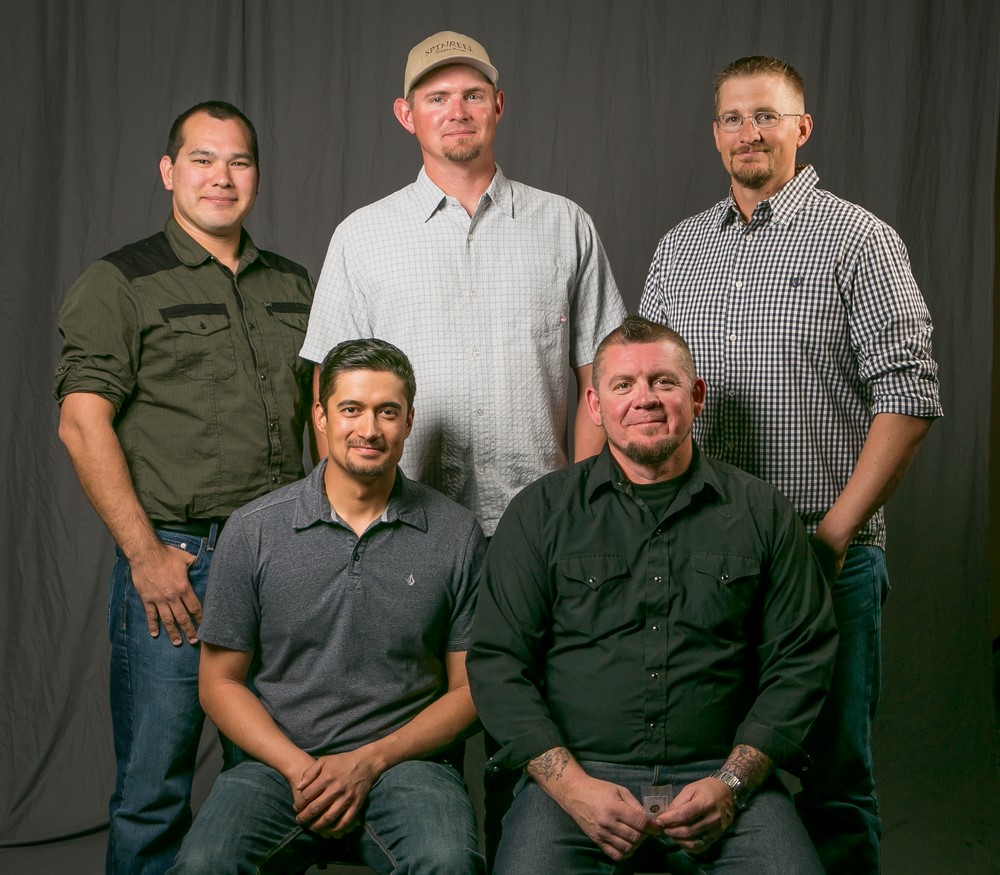 10 year members, left to right- Front row; Karl Heidelberger, Paul Johnson. Back row; Richard McHuen, Jared Harkema, John Lis 