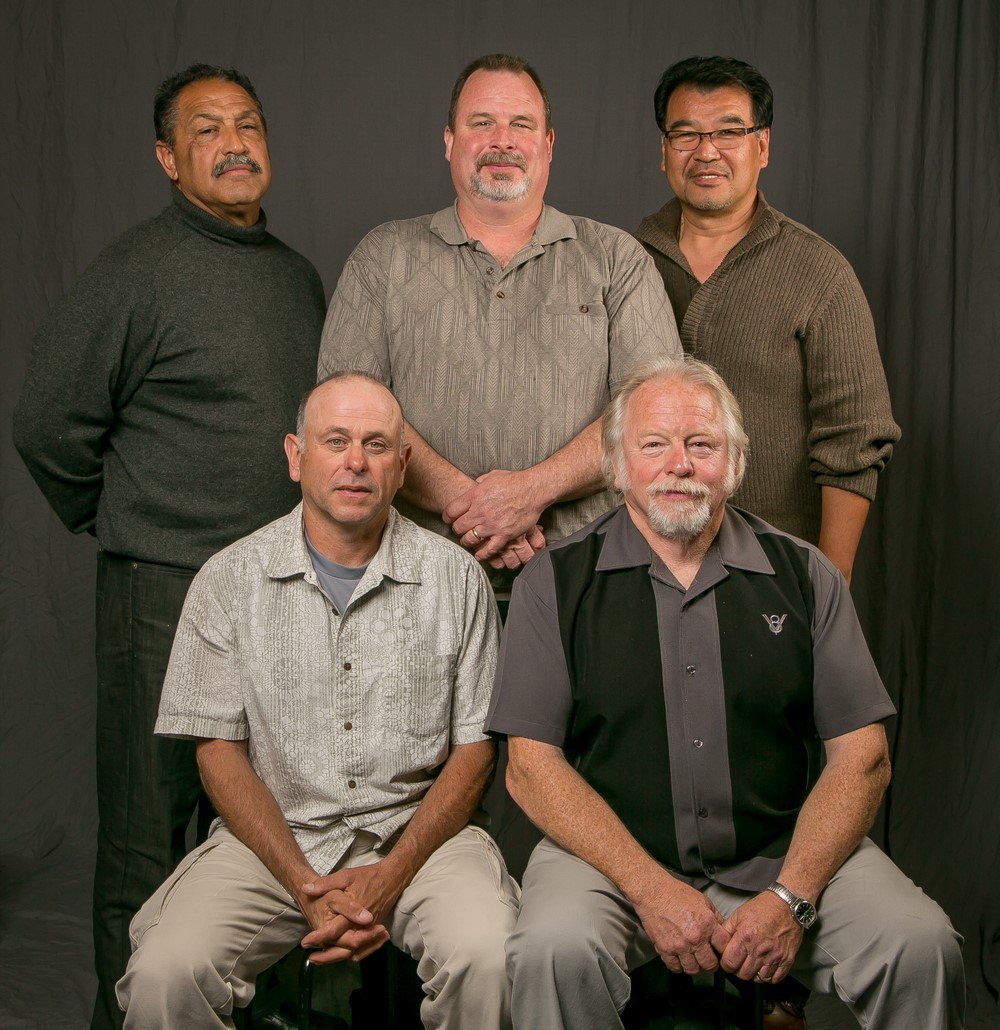 30 year members -- Front row; Robert Pinotti and Brad Schuback. Back row;  Dennis LaChapelle, Richard Ferrari and Daniel Chu 