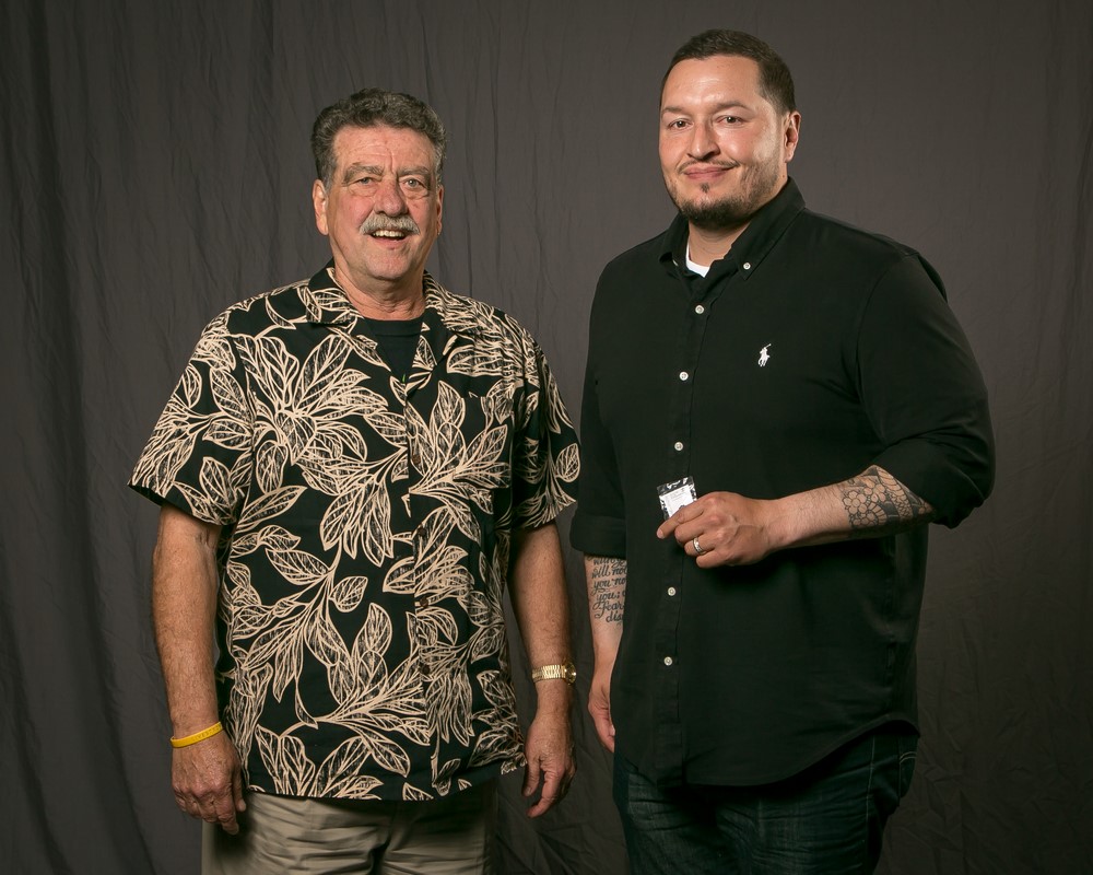 5 year member Mario Moreno with Art Freitas 