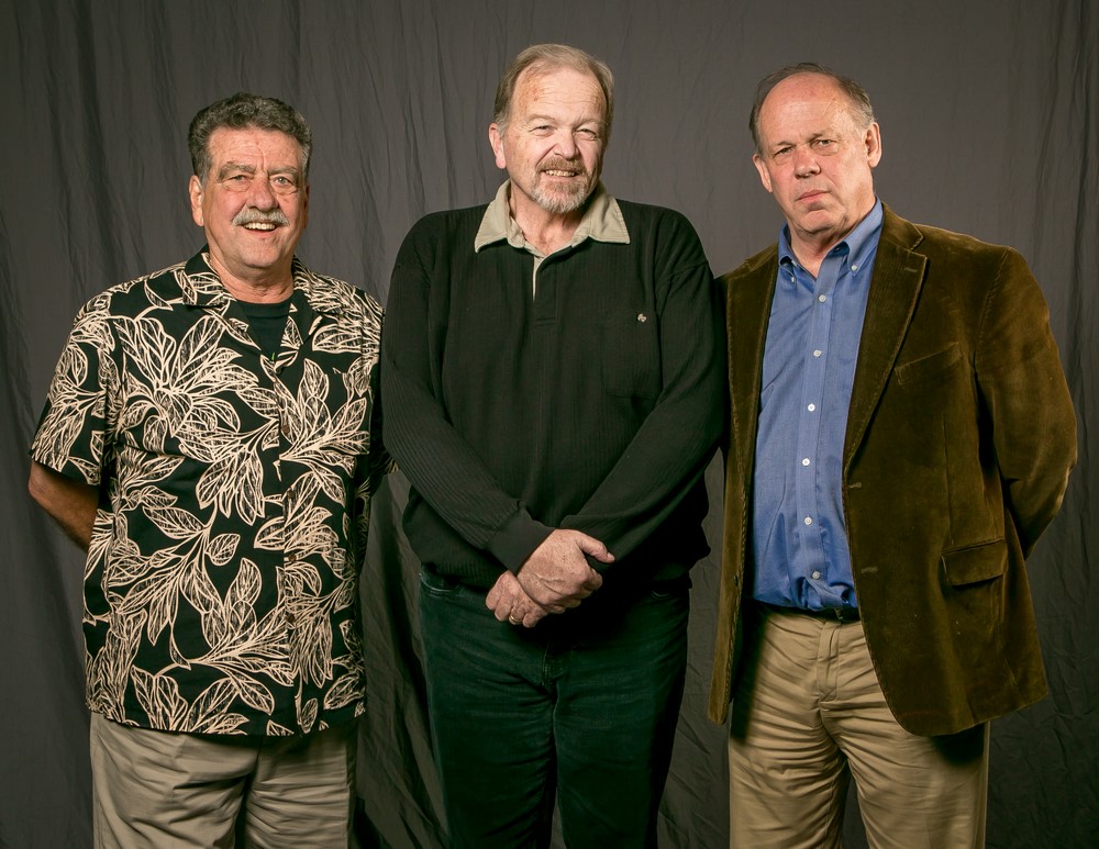 IBEW 2016 San Jose Pin Dinner 25 year member Kevin Herd with Art Freitas and Tom Dalzell