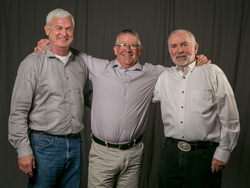 45 year members Gary Silver, Mark McCrea, and Gary Woodson 