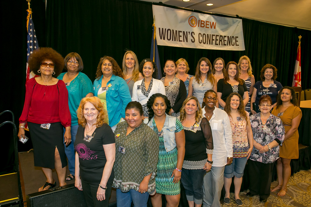 IBEW 1245 delegates at the 2016 Women's Conference