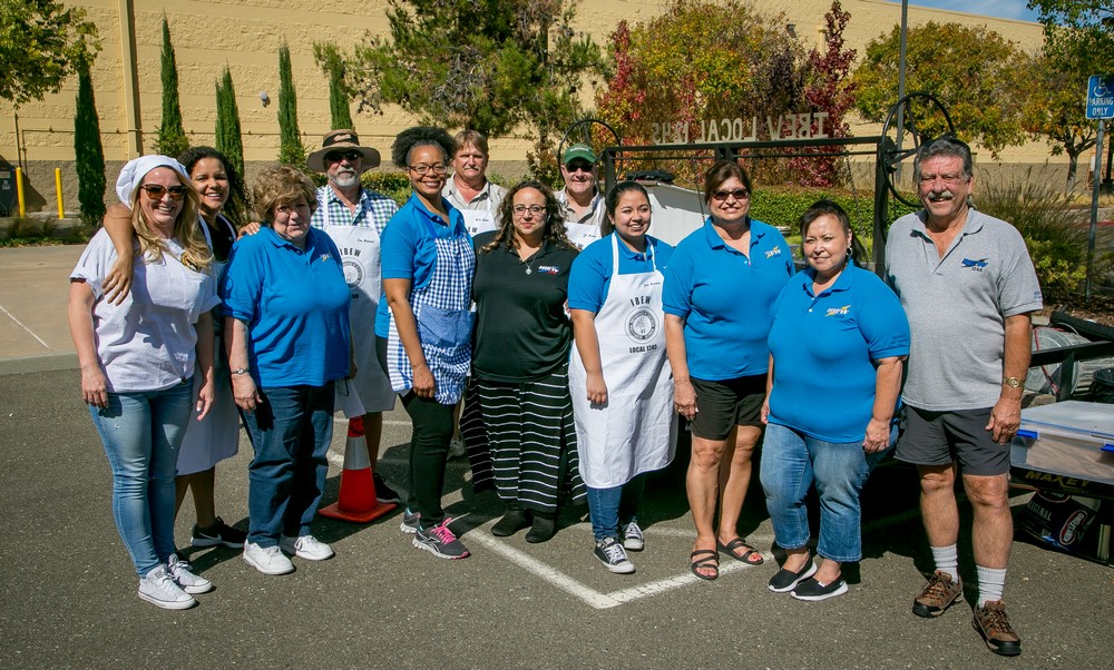 The staff and volunteers