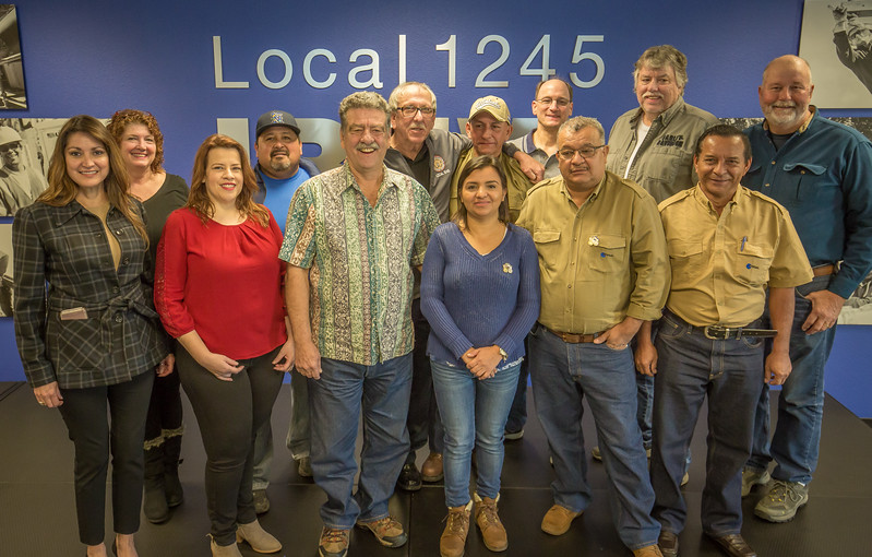 The STESEC leaders and Local 1245 Executive Board cemented the sister relationship