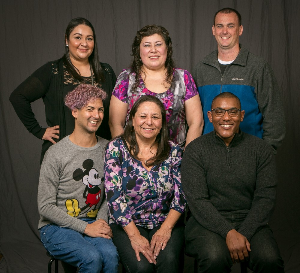 5 year members: Front row; left to right; Ramon Reynaga, Delma Rodriguez and Mondale Ego Jr. Back row; Griselda Fernandez, Sabrina Pickett and Marc McNicoll 