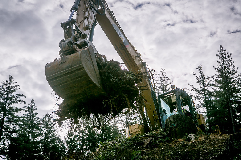 Flume and Doom — PG&E hydro crews repair canal damaged by landslide