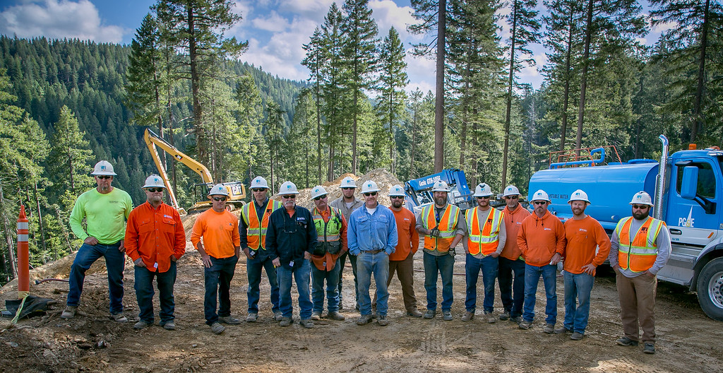 Flume and Doom — PG&E hydro crews repair canal damaged by landslide