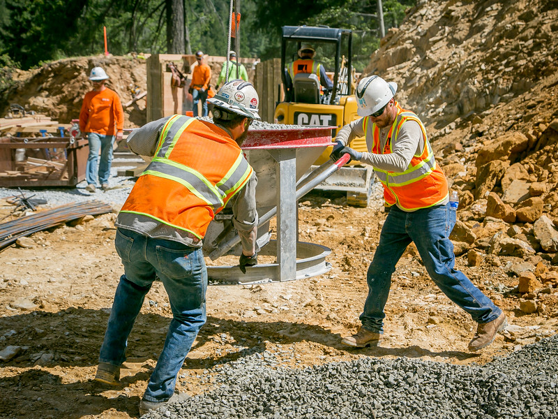 Flume and Doom — PG&E hydro crews repair canal damaged by landslide