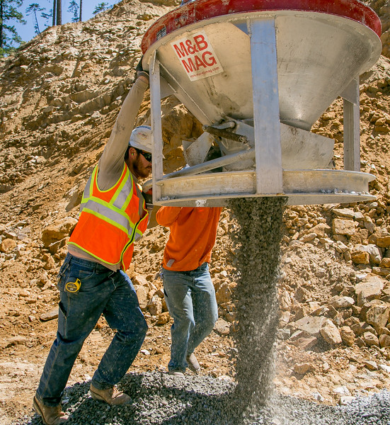 Flume and Doom — PG&E hydro crews repair canal damaged by landslide