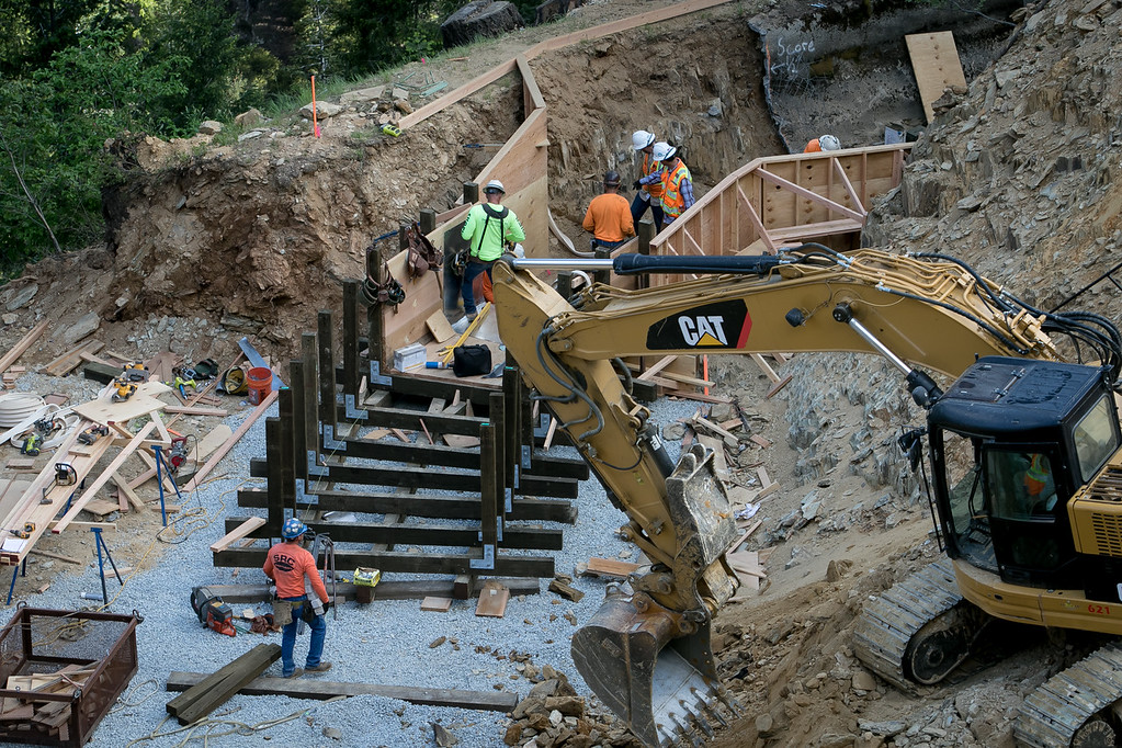 Flume and Doom — PG&E hydro crews repair canal damaged by landslide