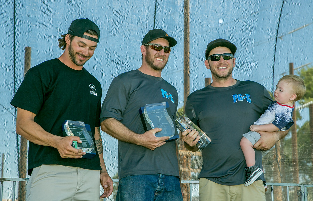 Top three apprentices Gino Brancato, Bryan Ketch and Dustin Curry 