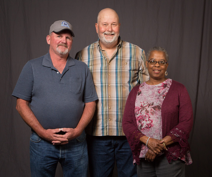 30 year members, from left- Mark Patterson, Executive Board member Tom Cornell, and Jacqueline Deans 