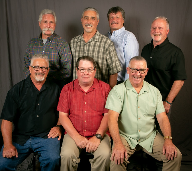 35 year members, from left: Front row- Ray Banfill, Neil Orr Jr., and Mark McCrea. Back row- Kenneth Sullivan, David Pizzo, Larry Giese, and Steve Segale 