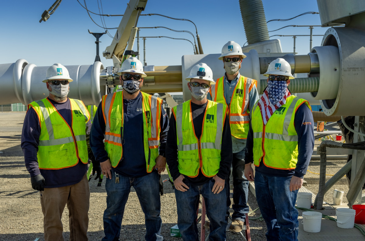 IBEW 1245 And PG E Work Together To In Source 500KV Breaker Work