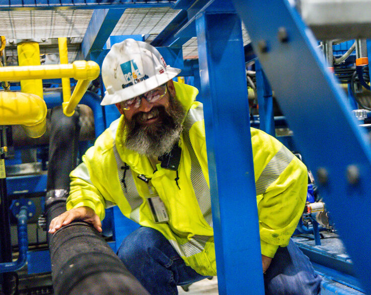 Sean Marsh at the Humboldt Bay Generating Station