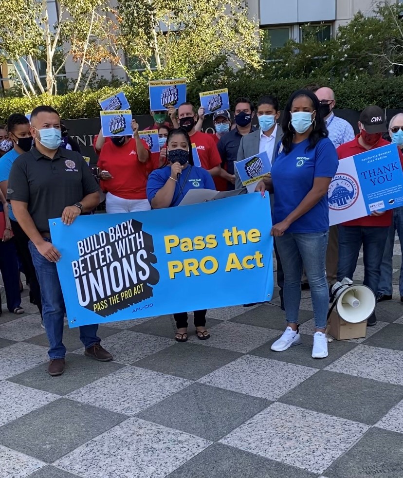 IBEW 1245 Supports Passage of the PRO Act