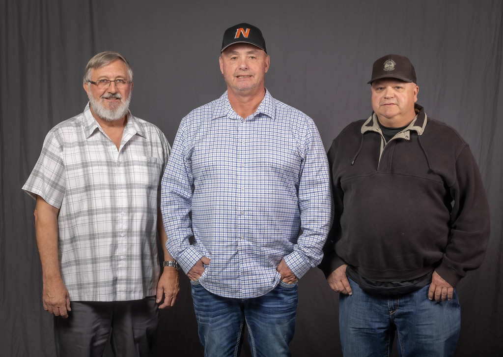 35 year members. From left: Bruce Harbert, Greg Wagner and Stephen Medlin. 