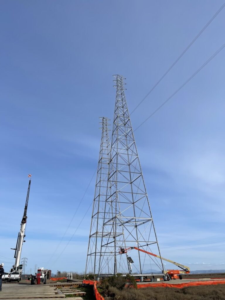 “The Most Qualified” IBEW 1245 Crews Replace Transmission Towers in