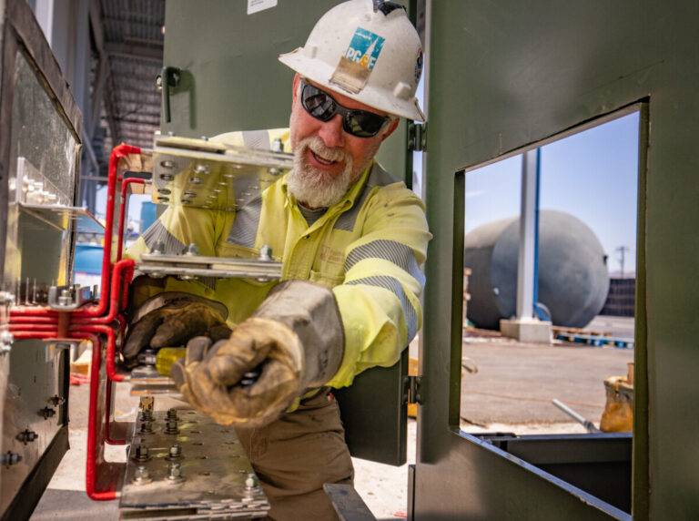 IBEW 1245 Crews from PG&E Establish Power to Large Fruit Processing Plant