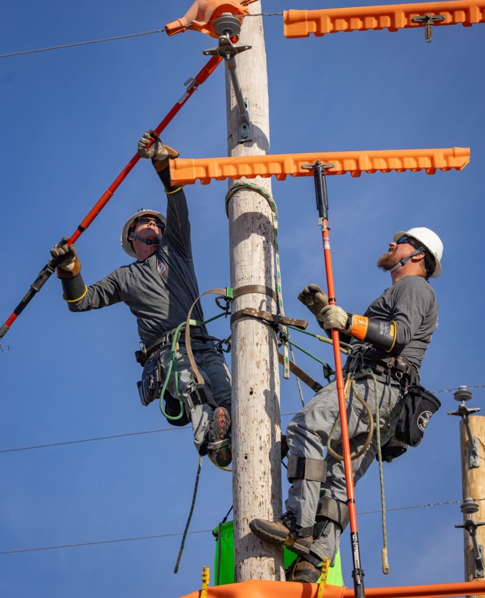 Team 412 from PG&E. The International Lineman’s Rodeo in Bonner Springs, Kansas on October 19, 2024.